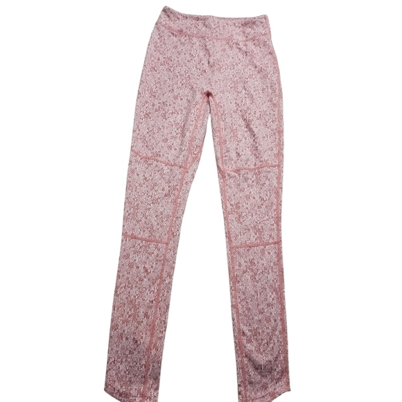 Gymshark Fleur Pink Textured Leggings in S - Picture 2 of 5